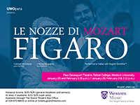le nozze di figaro poster